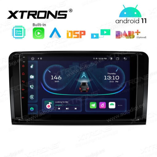 Mercedes-Benz Android 12 autoraadio XTRONS PEP92M164 GPS naviraadio kasutajaliides