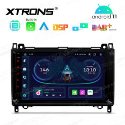 Mercedes-Benz Android 12 car radio XTRONS PEP92M245 GPS multimedia player
