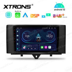 Smart Android 12 autoraadio XTRONS PEP92MSMT GPS naviraadio kasutajaliides