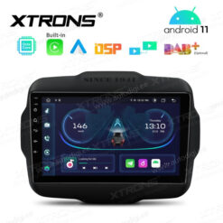 Jeep Android 12 autoraadio XTRONS PEP92RGJ GPS naviraadio kasutajaliides