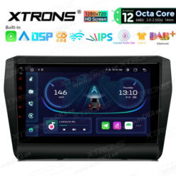 Suzuki Android 12 autoraadio XTRONS PEP92SWS GPS naviraadio kasutajaliides
