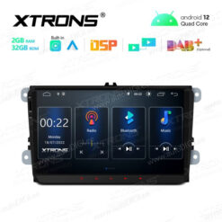 Volkswagen Android 12 autoraadio XTRONS PSA92MTVLS GPS naviraadio kasutajaliides