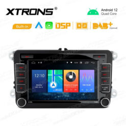 Volkswagen Android 12 autoraadio XTRONS PSF72MTVA GPS naviraadio kasutajaliides