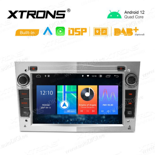 Opel Android 12 autoradio XTRONS PSF72VXA_S GPS näyttösoitin käyttöliittymä