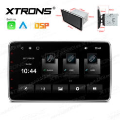 2 DIN Linuxautoraadio XTRONS TL10L GPS naviraadio kasutajaliides
