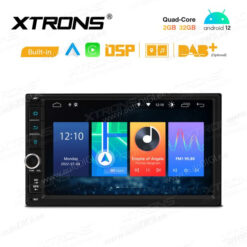 2 DIN Android 12 autoraadio XTRONS TSF721A GPS naviraadio kasutajaliides