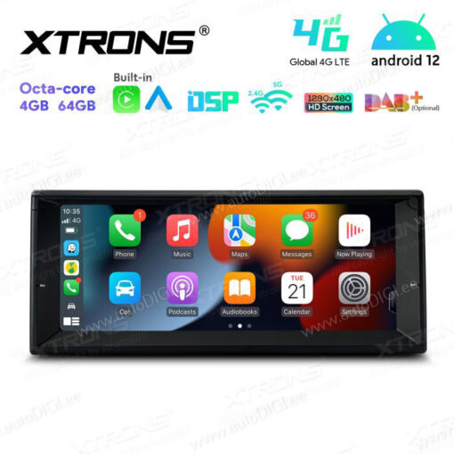 BMW Android 12 андроид радио XTRONS IA1239BLH Apple Carplay интерфейс