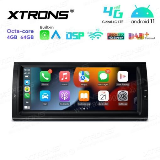 BMW Android 12 car radio XTRONS IA1253BLH Apple Carplay interface