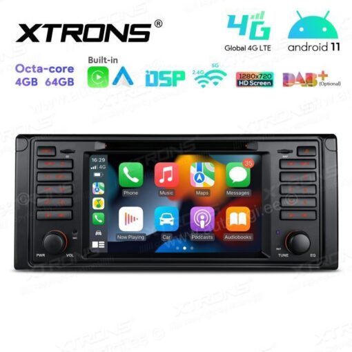 BMW Android 12 андроид радио XTRONS IA7239B Apple Carplay интерфейс