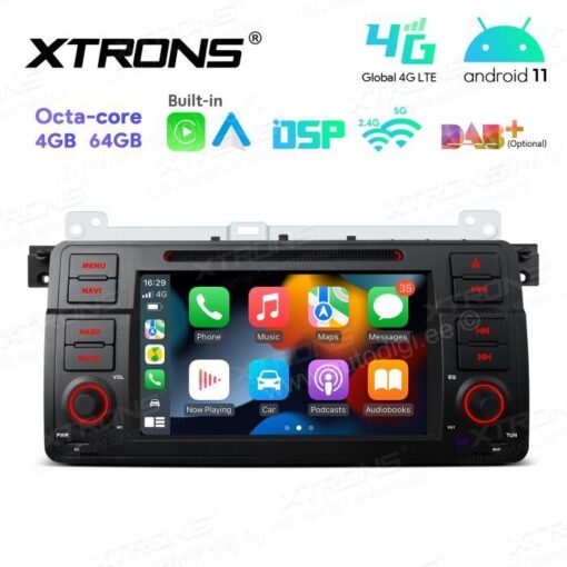 BMW Android 12 андроид радио XTRONS IA7246B Apple Carplay интерфейс