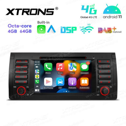BMW Android 12 андроид радио XTRONS IA7253B Apple Carplay интерфейс