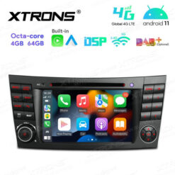 Mercedes-Benz Android 12 autoradio XTRONS IA72M211 Apple Carplay näkymä