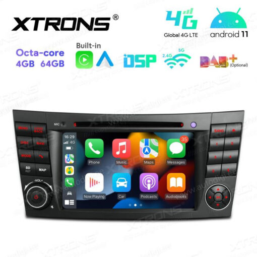 Mercedes-Benz Android 12 car radio XTRONS IA72M211 Apple Carplay interface