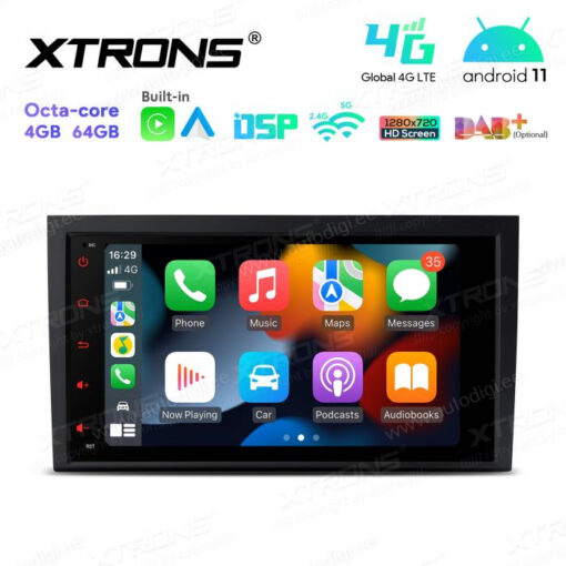 Audi Android 12 андроид радио XTRONS IA82A4AL Apple Carplay интерфейс