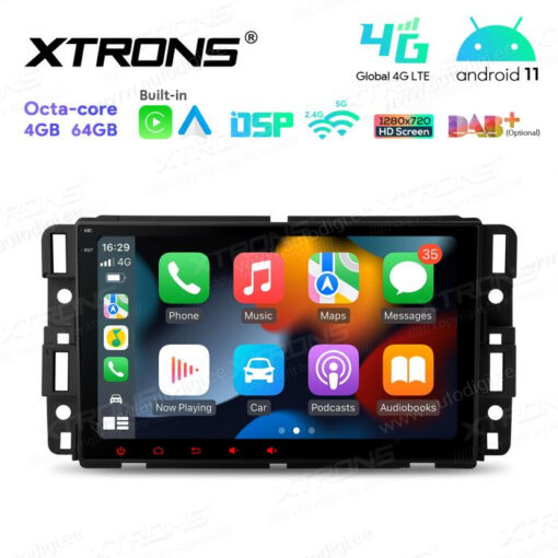 Chevrolet Android 12 андроид радио XTRONS IA82JCCL Apple Carplay интерфейс