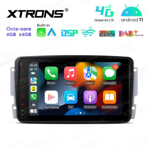 Mercedes-Benz Android 12 андроид радио XTRONS IA82M203L Apple Carplay интерфейс