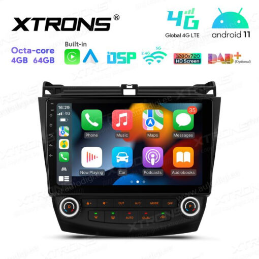 Honda Android 12 андроид радио XTRONS IAP12ACH_L Apple Carplay интерфейс