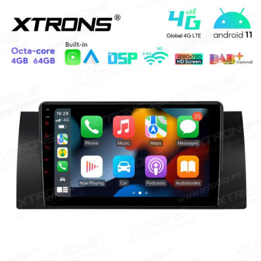 BMW Android 12 андроид радио XTRONS IAP9253B Apple Carplay интерфейс