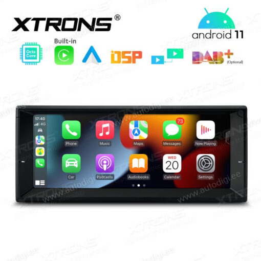 BMW Android 12 андроид радио XTRONS PE1239BL Apple Carplay интерфейс
