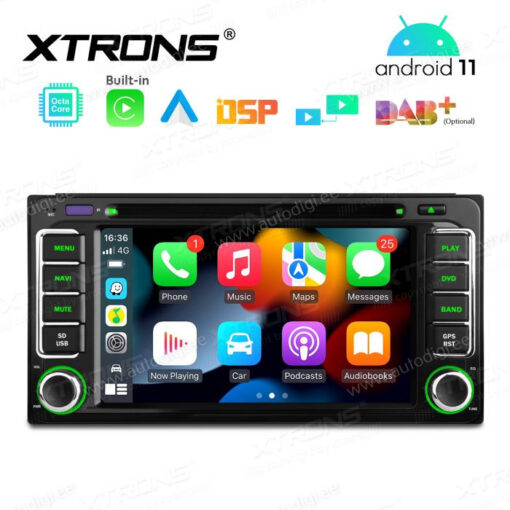 Toyota Android 12 autoraadio XTRONS PE62HGT Apple Carplay vaade