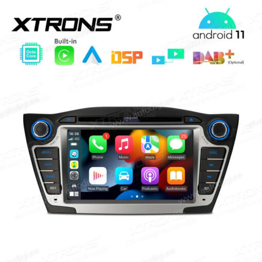 Hyundai Android 11 autoraadio XTRONS PE7135HS Apple Carplay vaade