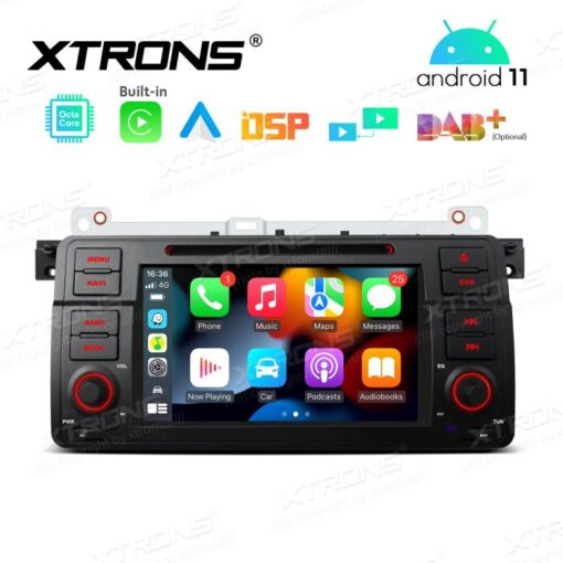 BMW Android 12 андроид радио XTRONS PE7246B Apple Carplay интерфейс