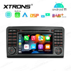 Mercedes-Benz Android 12 андроид радио XTRONS PE72M164 Apple Carplay интерфейс