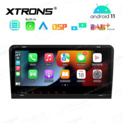 Audi Android 11 андроид радио XTRONS PE81AA3LH Apple Carplay интерфейс