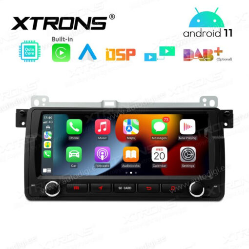BMW Android 12 андроид радио XTRONS PE8246BL Apple Carplay интерфейс