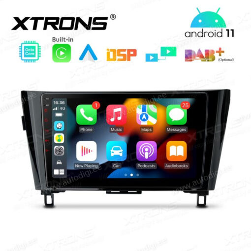 Nissan Android 12 андроид радио XTRONS PEP12XTN Apple Carplay интерфейс
