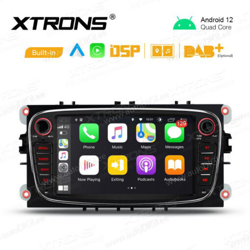 Ford Android 12 autoradio XTRONS PSF72FSFA_B Apple Carplay näkymä