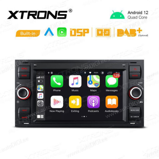 Ford Android 12 autoraadio XTRONS PSF72QSFA_B Apple Carplay vaade