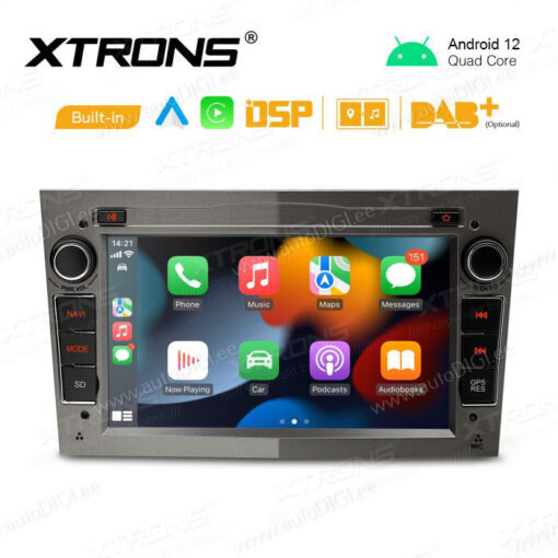 Opel Android 12 андроид радио XTRONS PSF72VXA_G Apple Carplay интерфейс