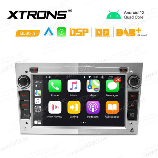 Opel Android 12 андроид радио XTRONS PSF72VXA_S Apple Carplay интерфейс