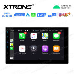 2 DIN Android 11 autoraadio XTRONS TN711L Apple Carplay vaade