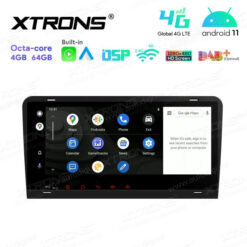 Audi Android 12 андроид радио XTRONS IA82AA3LH Android Auto интерфейс