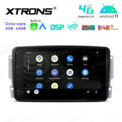 Mercedes-Benz Android 12 autoradio XTRONS IA82M203L Android Auto näkymä