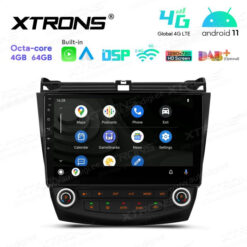 Honda Android 12 autoradio XTRONS IAP12ACH_L Android Auto näkymä