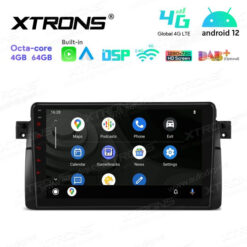 BMW Android 12 андроид радио XTRONS IAP9246B Android Auto интерфейс