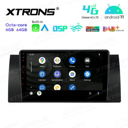 BMW Android 12 андроид радио XTRONS IAP9253B Android Auto интерфейс