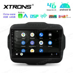 Jeep Android 12 андроид радио XTRONS IAP92RGJ Android Auto интерфейс