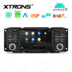 Jeep Android 12 андроид радио XTRONS PE52WRJL Android Auto интерфейс