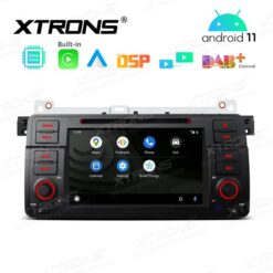 BMW Android 12 андроид радио XTRONS PE7246B Android Auto интерфейс