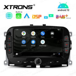 Fiat Android 12 autoradio XTRONS PE72500FL Android Auto näkymä