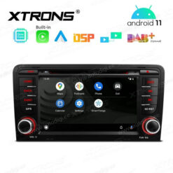 Audi Android 12 андроид радио XTRONS PE72AA3 Android Auto интерфейс