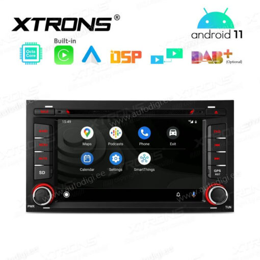 Seat Android 12 андроид радио XTRONS PE72LES Android Auto интерфейс