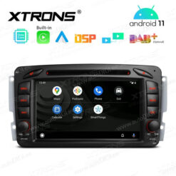 Mercedes-Benz Android 12 андроид радио XTRONS PE72M203 Android Auto интерфейс