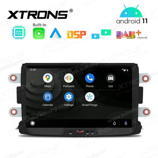 Dacia Android 12 андроид радио XTRONS PE81DCRL Android Auto интерфейс