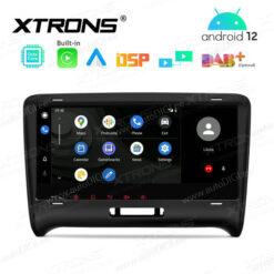 Audi Android 12 андроид радио XTRONS PE82ATTLH Android Auto интерфейс
