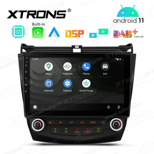 Honda Android 12 андроид радио XTRONS PEP12ACH_L Android Auto интерфейс